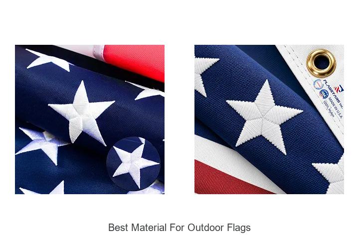 best material for outdoor flags