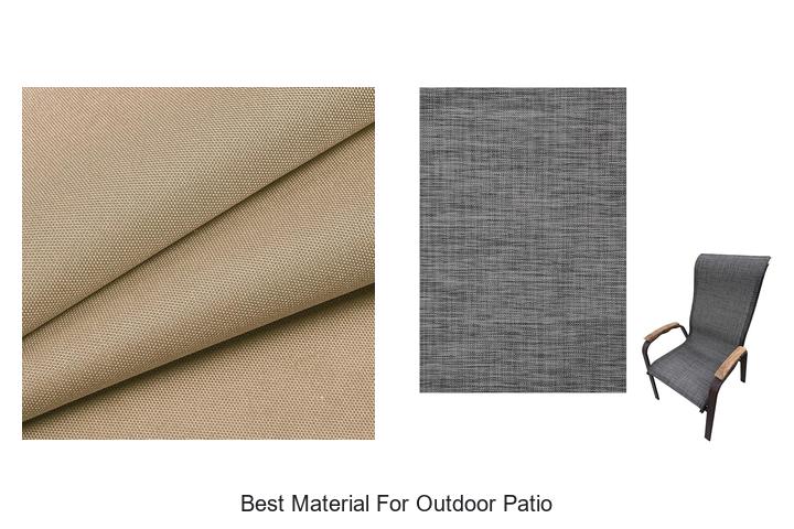 best material for outdoor patio