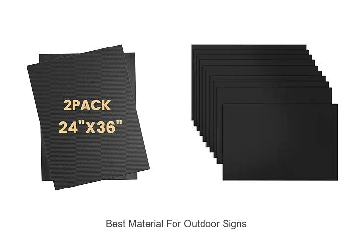 best material for outdoor signs