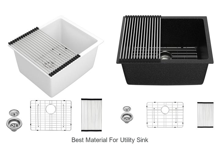 best material for utility sink