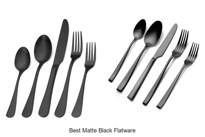 best matte black flatware