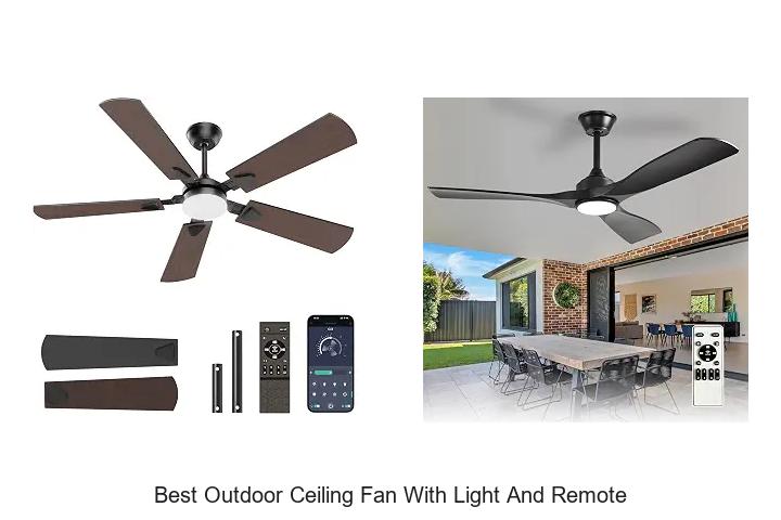 best outdoor ceiling fan with light and remote