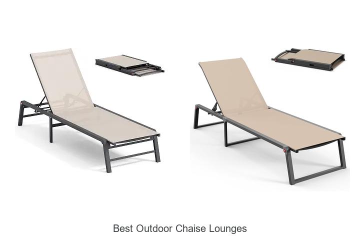 best outdoor chaise lounges