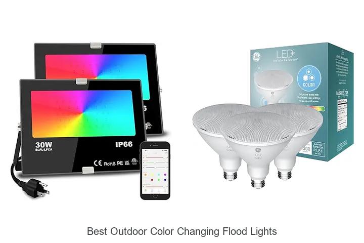 best outdoor color changing flood lights