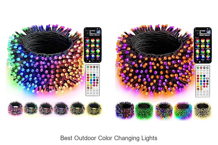 best outdoor color changing lights