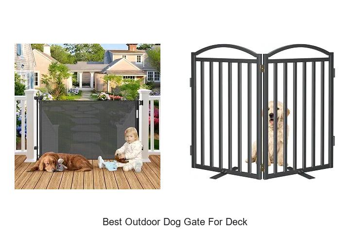 best outdoor dog gate for deck