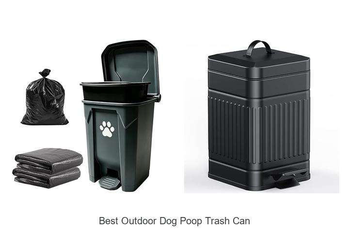 best outdoor dog poop trash can