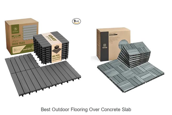 best outdoor flooring over concrete slab