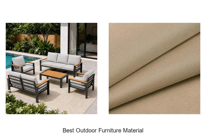 best outdoor furniture material