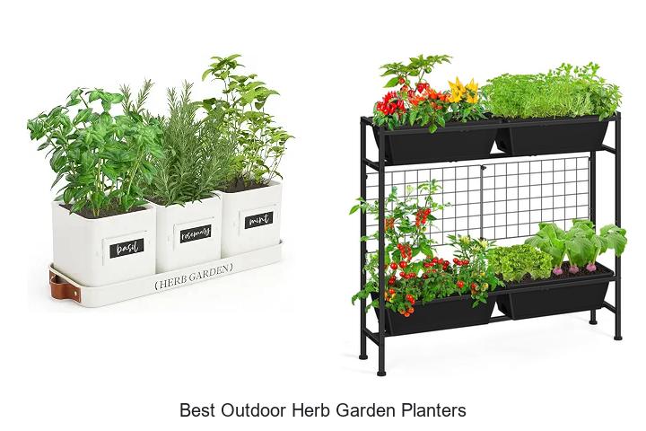 best outdoor herb garden planters