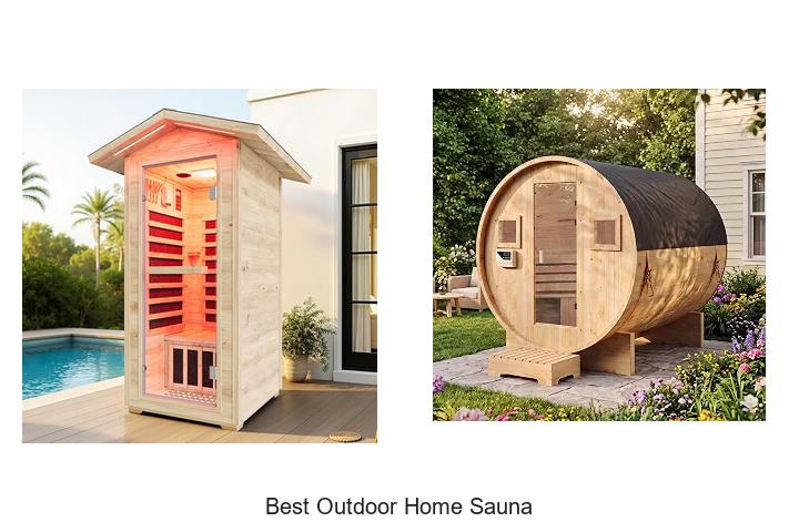 best outdoor home sauna