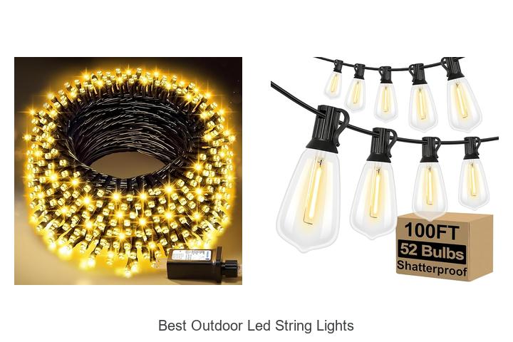best outdoor led string lights