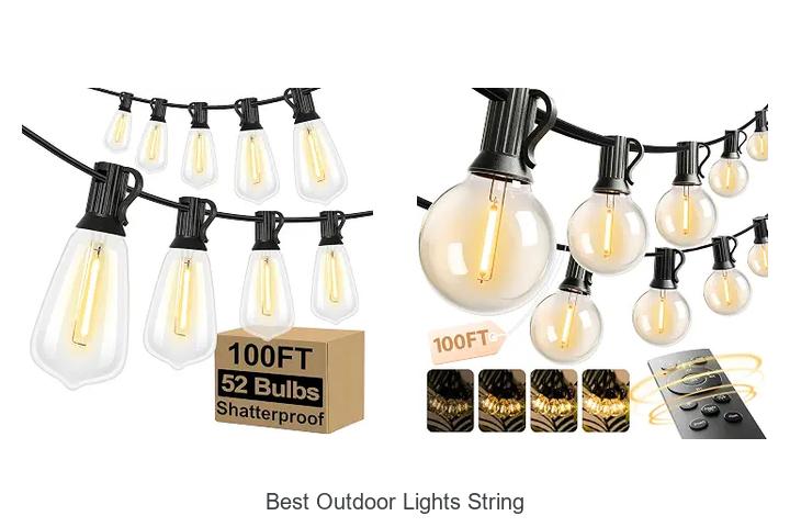 best outdoor lights string