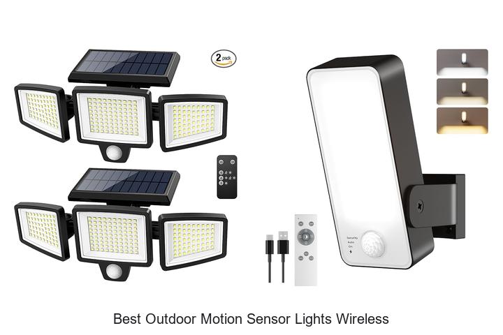 best outdoor motion sensor lights wireless