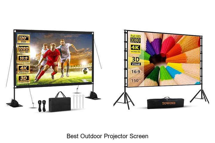 best outdoor projector screen