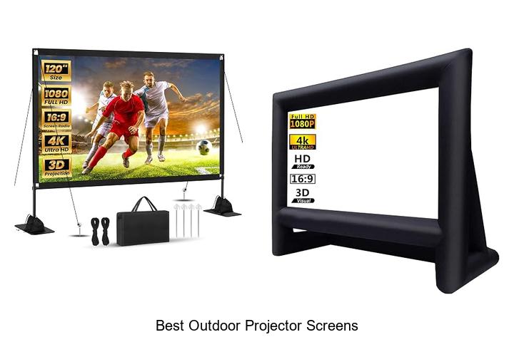 best outdoor projector screens