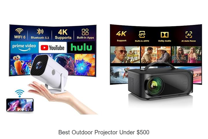best outdoor projector under 500