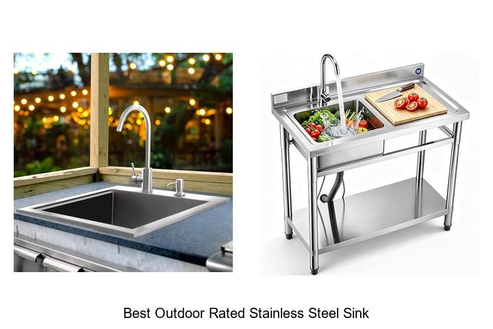 best outdoor rated stainless steel sink