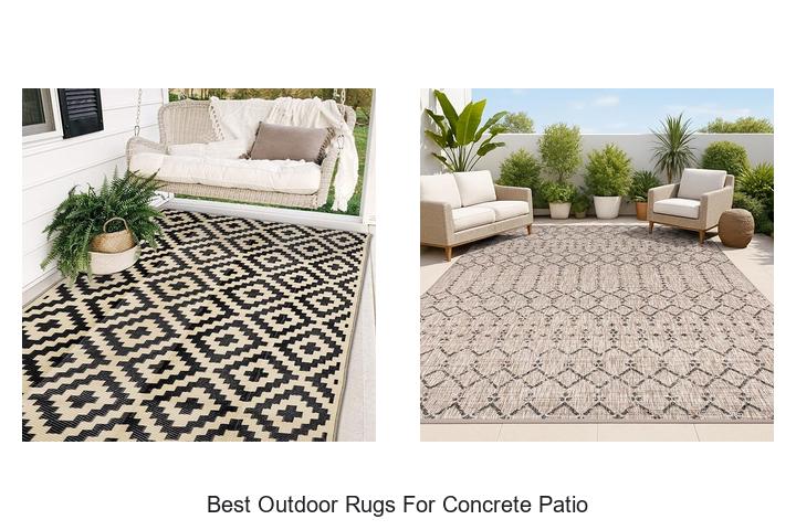 best outdoor rugs for concrete patio