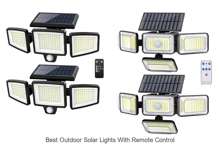 best outdoor solar lights with remote control