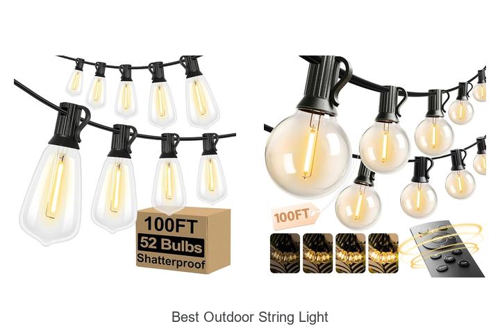 best outdoor string light