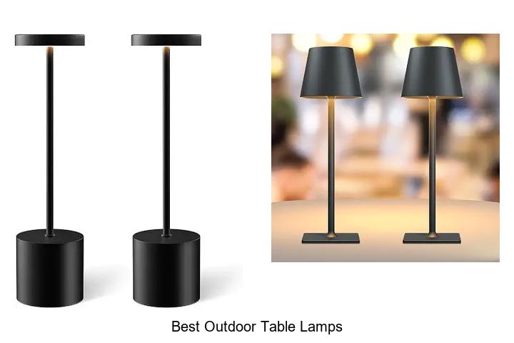 best outdoor table lamps