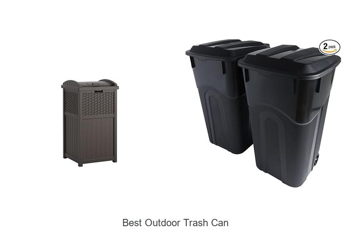 best outdoor trash can