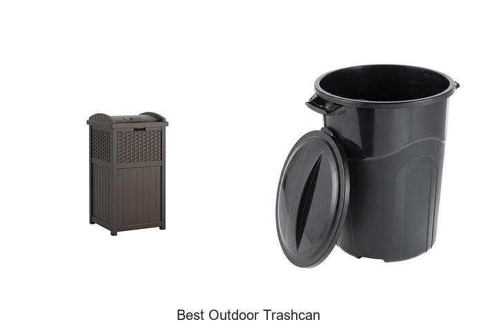 best outdoor trashcan