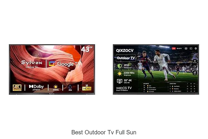 best outdoor tv full sun