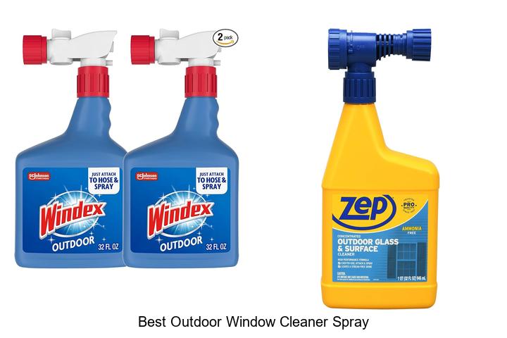 best outdoor window cleaner spray