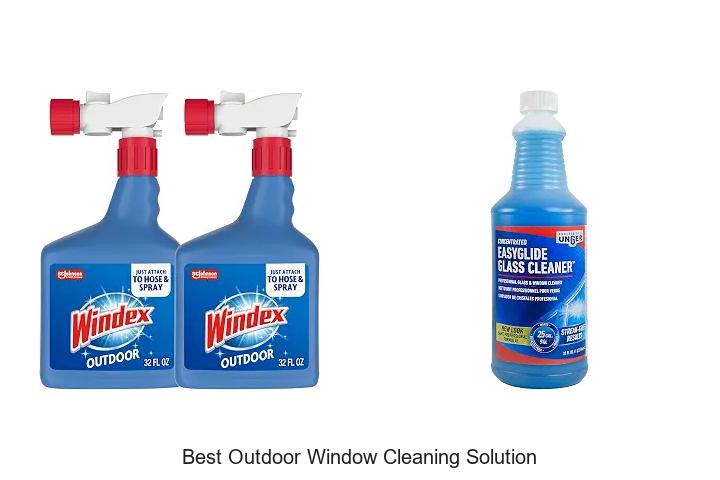 best outdoor window cleaning solution