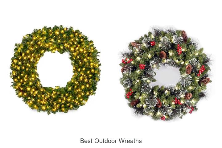 best outdoor wreaths