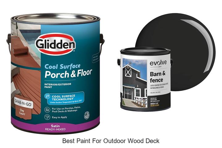 best paint for outdoor wood deck
