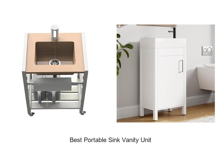 best portable sink vanity unit