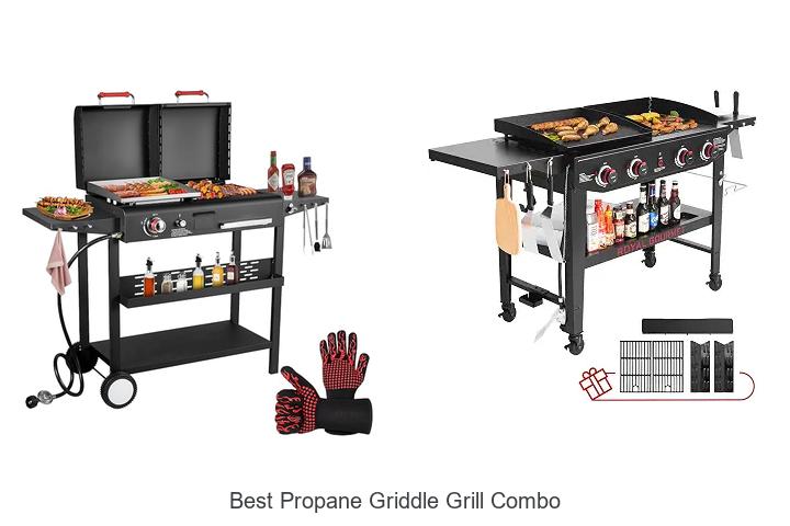 best propane griddle grill combo