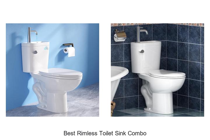 best rimless toilet sink combo
