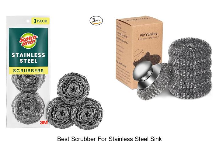 best scrubber for stainless steel sink