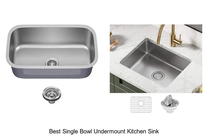 best single bowl undermount kitchen sink