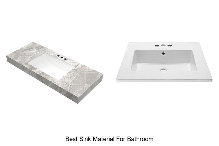 best sink material for bathroom