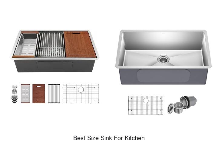 best size sink for kitchen