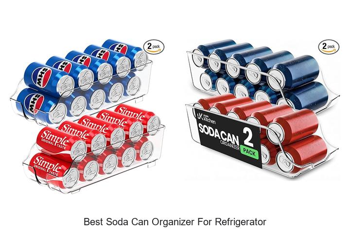 best soda can organizer for refrigerator