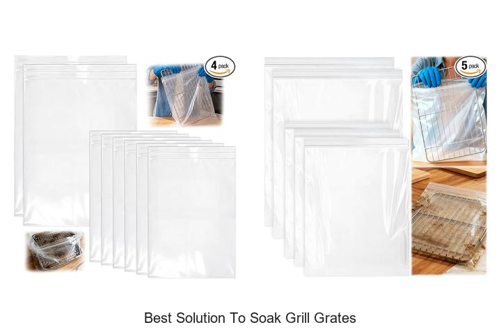 best solution to soak grill grates