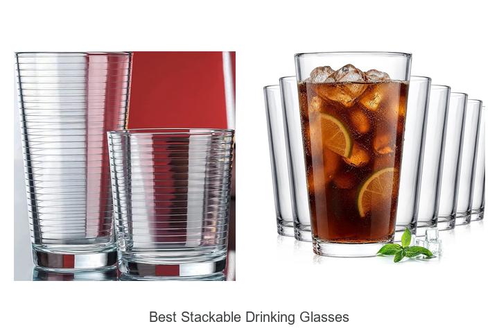 best stackable drinking glasses
