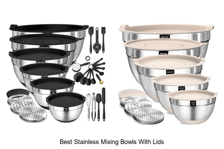 best stainless mixing bowls with lids