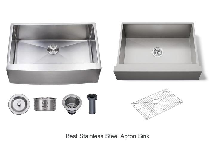 best stainless steel apron sink
