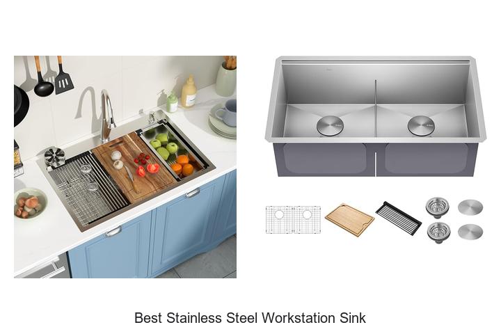 best stainless steel workstation sink