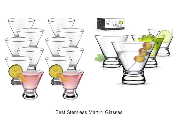 best stemless martini glasses