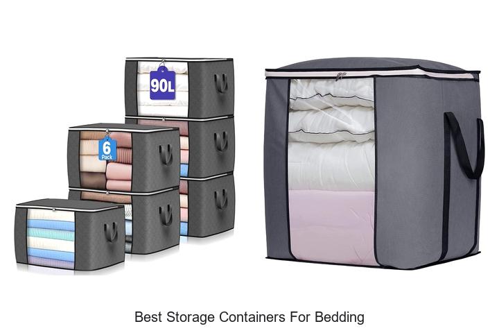 best storage containers for bedding