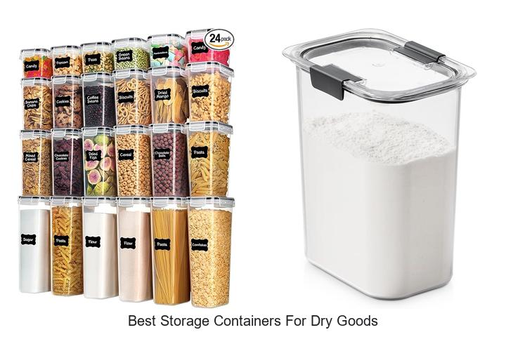 best storage containers for dry goods