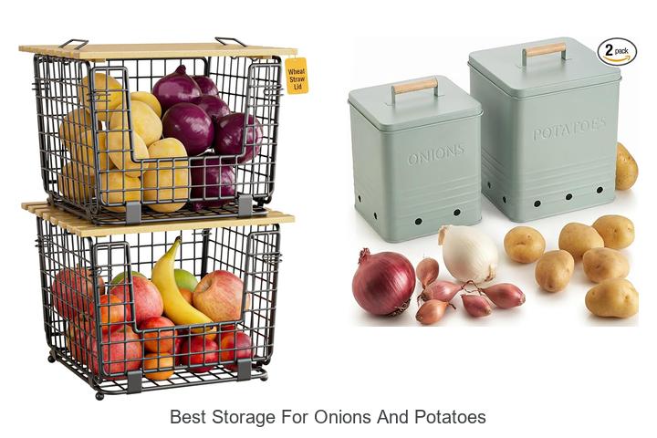 best storage for onions and potatoes